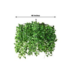 46″ GREEN Artificial Ivy Leaves Hanging Flower Chandelier Party Decorations