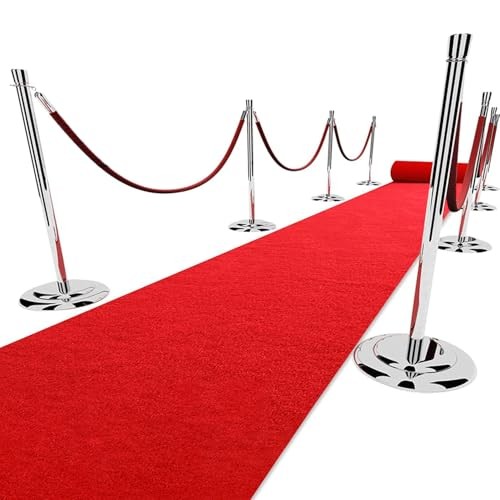 3×10 ft Extra Thick Red Carpet Runner for Party & Events,Festival