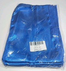 18- NEW 5 Pack Satin Chair Sashes Royal Blue Durable Chair Bows Shiny 90 TOTAL