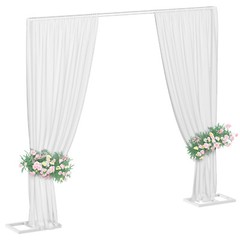 Anti-rust Metal Wedding Backdrop Stand Heavy Duty Arch Frame Stage Party Props