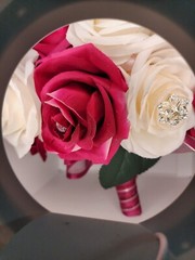 Pink & Ivory Luxury Bouquets for Quincenera & Wedding