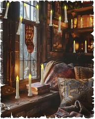 Batteries Included Floating Candles with Wand Remote, with Wand & Batteries
