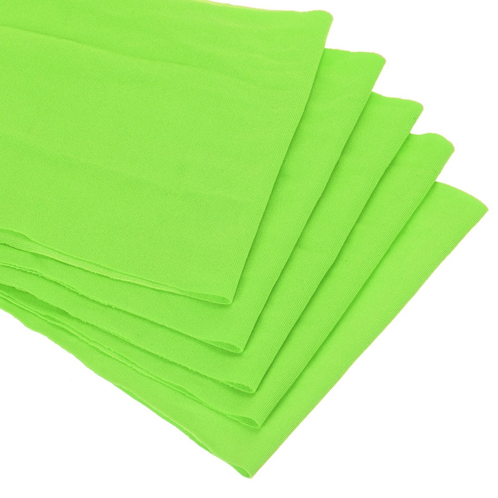 10Pcs 14×5″ Stretch Chair Sashes Bow Sash Elastic Chair Band Sashes Green