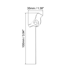3.9 Inch Metal Wire Place Card Holder, 30 Pack Fly Shape Clips DIY, Silver Tone
