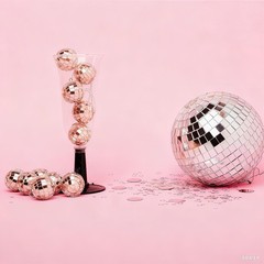 Yescom 20PCS 1.6″ Small Disco Ball Mirror Mini Hanging for Events Wedding Party
