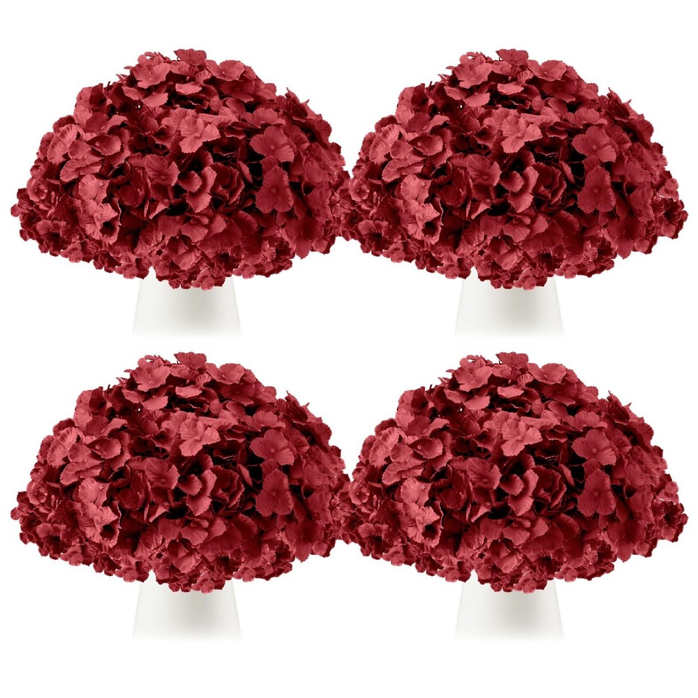 Tigeen 50 Pcs Hydrangea Artificial Flowers Bulk 7.48 Inch Artificial Hydrange…
