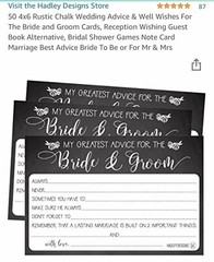112-Advice and Well Wishes/Wedding and Bridal Shower Guest/VARIETY PACK