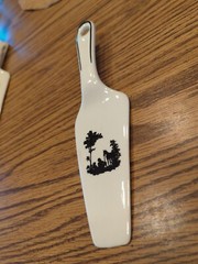 Vintage Decorative Porcelain Cake Server Cutter Holiday Wedding Birthday Etc.