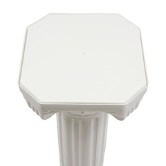 4 Pcs European Style Roman Pillars Decor White Model 1607