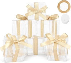 Quality Clear Gift Boxes 2x2x2 Inch Food Grade Material for Celebrations