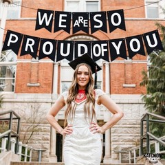 KatchOn, We are So Proud of You Banner – Huge, 10 Feet, No DIY | Congratulati…