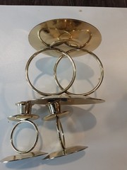 Three piece Unity candle stands