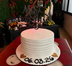 Set of 8 Gold Acrylic Wedding Cake Toppers Bridal Shower Anniversary New