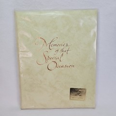 Hallmark Album «Memories Of A Special Occasion» Elegant Gold/Ivory Classic Event