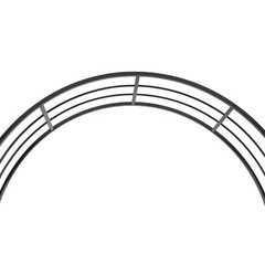 Ceremony 7.5FT Rustproof Steel Garden Arch W/Planters Trellis For Climbing Plant