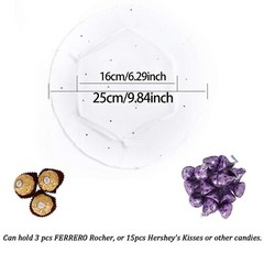 Bezall 100Pcs White Organza Tulle Circles with Drawstring, 9.8 Inch Round Org…