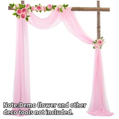Backdrop Draping Curtain Arch Wedding Party New 13/20/32.8ft Decor 4/6/10M Tulle