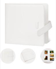 360 Pockets Photo Album Fujifilm Instax Mini LiPlay 12 11 9 8 40 White-New