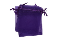 Vibrant Multicolor Organza Gift Bags Multiple Sizes in Sets of 20, 50 or 100