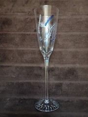 Bride and Groom Wedding Champagne/Wine Toasting Glasses Set
