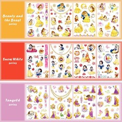 Princess Tattoos Kids, 40 Sheets Cartoon Tattoos Party Favor Set for Girls Bo…