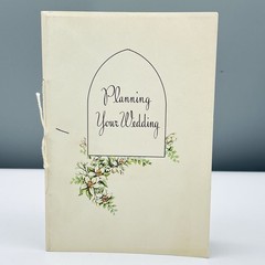 NOS 1950 PLANNING YOUR WEDDING 3-Month Bride’s Plan! GIBSON VTG Pamphlet Booklet