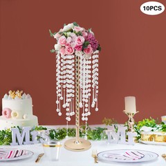 10 Pcs Crystal Acrylic Table Centerpieces Wedding Party Centerpieces Home Decor