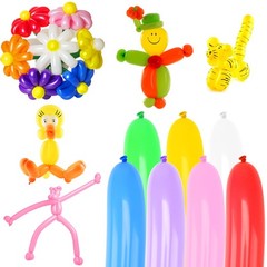 ouyili 100Pcs 260 Balloons 48″, 260 long with 1 Hand Pump
