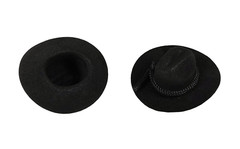 12 pcs 2″ 3″ 4″Mini Cowboy Hat Western Wedding Decoration Red Brown Black White