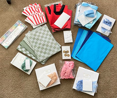 650+ pc Stationery Bundle Lot Wedding Gift Bags Tissue Wax Stickers Bows Markers