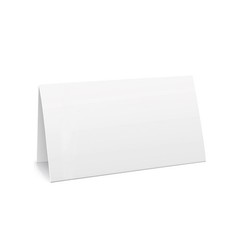 100 PCS Plain White Blank Folding Tent Place Cards Folds To 2×3.5 Inch