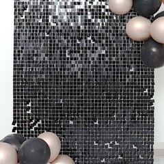 10 Panels 12″ x 12″ Square Sequin Wall Party Backdrop Wedding Events Decorations