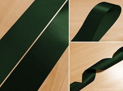 Forest Green 10mm 16mm 25mm 40mm Satin Ribbon For Scrapbooking Wrap Decorations
