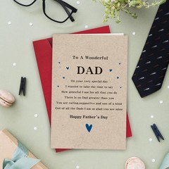 Fathers Day Card – Poem Father Day Cards – Dad Greeting Cards For Birthday – …
