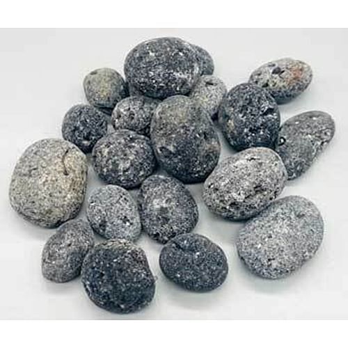 1 lb Agni, Black untumbled stones