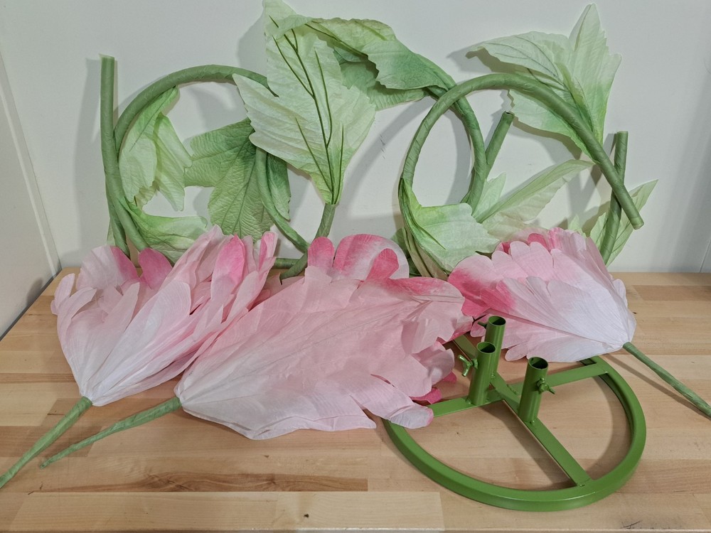 Giant Paper Flowers For Decoration, Wedding, Photo Prop, Decor 5.2ft. Light Pink