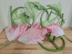 Giant Paper Flowers For Decoration, Wedding, Photo Prop, Decor 5.2ft. Light Pink