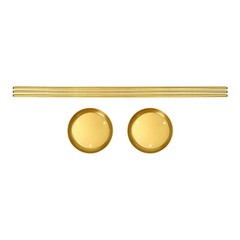 6 Pcs Gold Flower Display Stand Background Column Frame Indoor/outdoor Decor