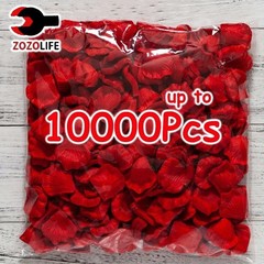 100-10000Pcs Top Colorful Artificial Fake Rose Petals Red White Gold Roses Petal