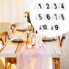 10Pcs Table Numbers, 1-10 Double Side