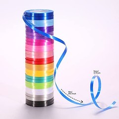 30 Roll 15 Colors Curling Ribbons for Crafts Bows Present Wrapping 3/16″ – Set1