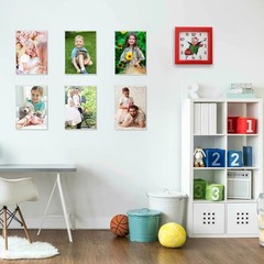 Acrylic Picture Frames 4×6, 4×6 Picture Frame, Set of 6 Clear Acrylic Photo P…