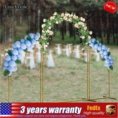 Metal Arch Backdrop Stand Gold Wedding Arch Stand Set of 3 for Party Decor