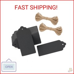 Kraft Paper Tags, 2» x 4» Paper Gift Tags with Twine for Arts and Crafts, Wedd