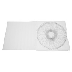 60cm Acrylic Hanging Cake Stand With Beads Ceiling Mount Wedding Party Display