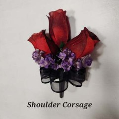 Dark Red Purple Black Rose Calla Lily Wedding Bridal Wedding Bouquet Accessories