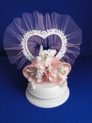New Vintage Wilton Petite «Bells & Buds Wedding CakeTop, 106-1000