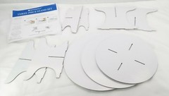 Three Piece Dessert Stand Set White TF
