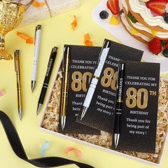 24 Set Birthday Party Favor for Guest 80th Birthday Ballpoint Pens with Thank…