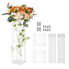 VEVOR 10PCS 23.6inch Tall Wedding Column Flower Stand Display Rack Acrylic